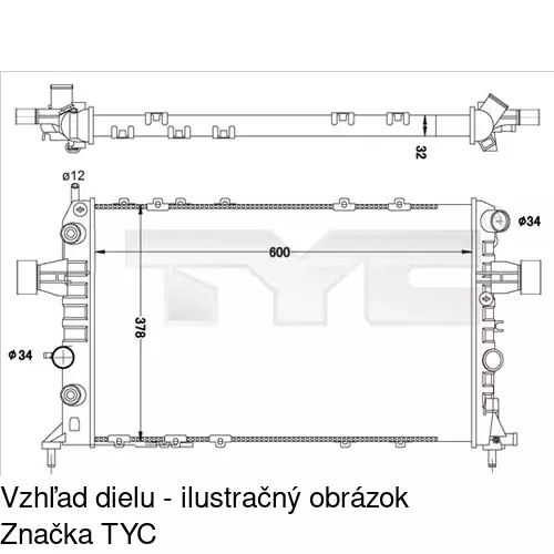 Chladiče vody POLCAR 556008-1