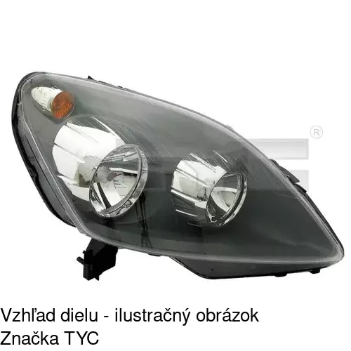 Hlavný reflektor POLCAR 5561092E