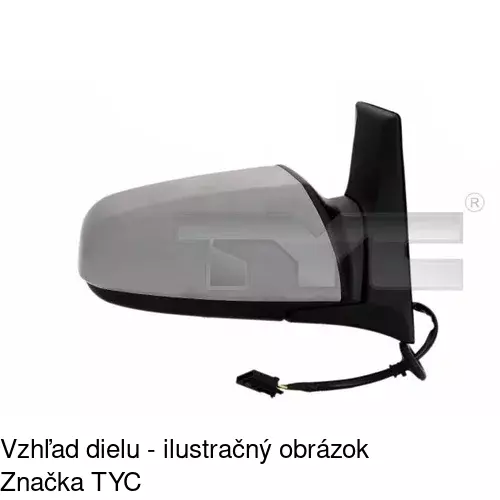 Vonkajšie zrkadlo POLCAR 5561524S - obr. 5