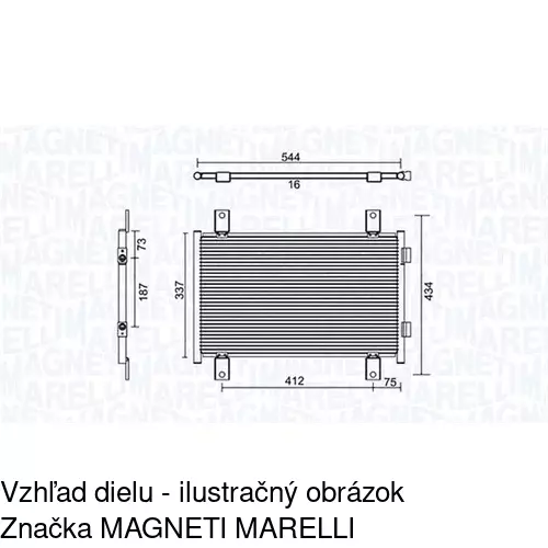 Chladiče klimatizácie POLCAR 5702K8C2 - obr. 1