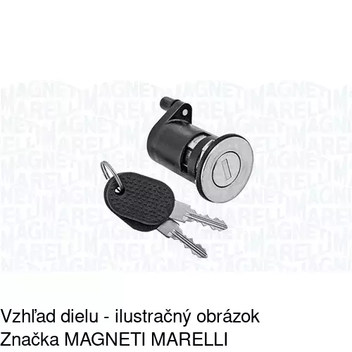 Bubienok dvernej zámky POLCAR 5703Z-13 - obr. 1