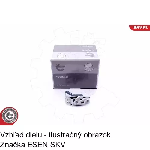 Dverový zámok - mechanizmus POLCAR 5703Z-57