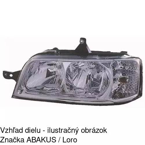 Hlavný reflektor POLCAR 570409-U - obr. 4