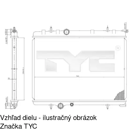 Chladiče vody POLCAR 571008-7 - obr. 3