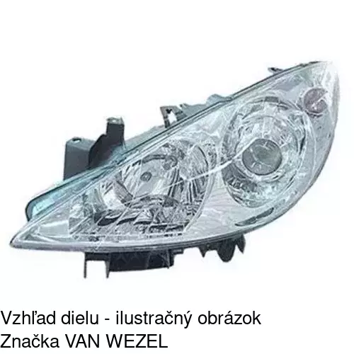 Hlavný reflektor POLCAR 571109-E - obr. 5