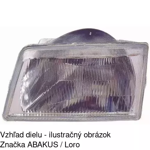 Hlavný reflektor POLCAR 572210-E - obr. 2