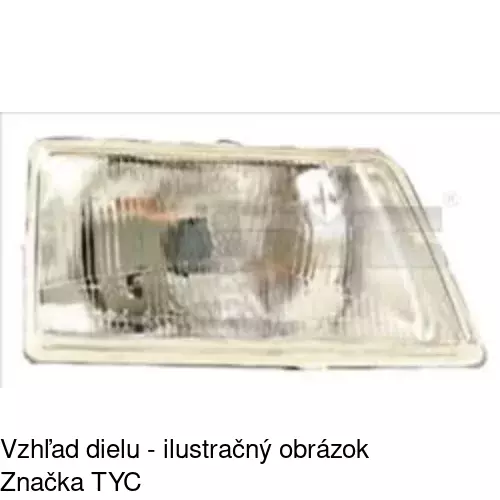 Hlavný reflektor POLCAR 5722101E