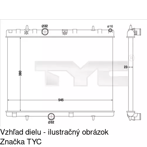 Chladiče vody POLCAR 572408-2