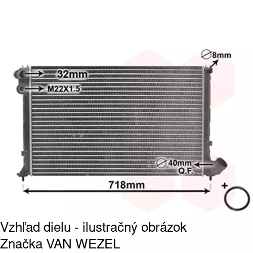 Chladiče vody POLCAR 574608B2 - obr. 2