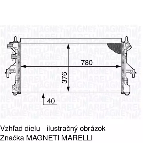 Chladiče vody POLCAR 577008-5