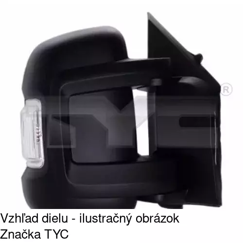 Vonkajšie zrkadlo POLCAR 5770511E