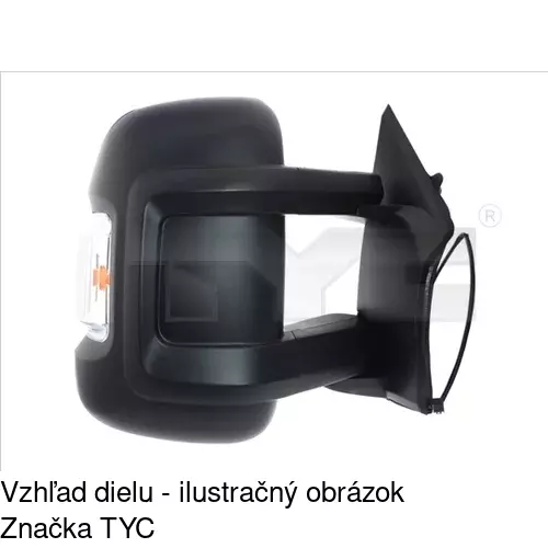 Vonkajšie zrkadlo POLCAR 5770525NM