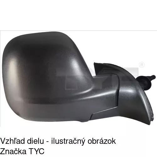 Vonkajšie zrkadlo POLCAR 57U1511M - obr. 4