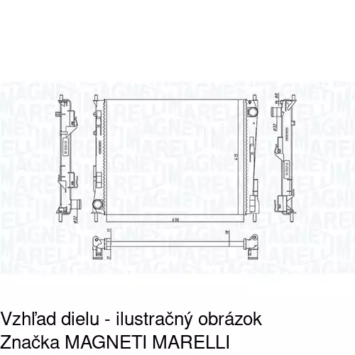 Chladiče vody POLCAR 600108-2 - obr. 1