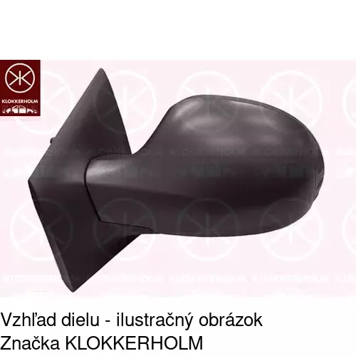 Rám vonkajšieho zrkadla POLCAR 600155TM - obr. 2