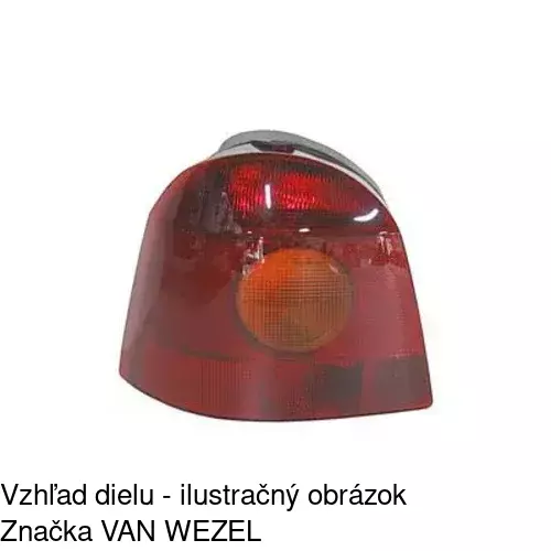 Tienidlo zadného svetla 6003871E /POLCAR/ - obr. 5