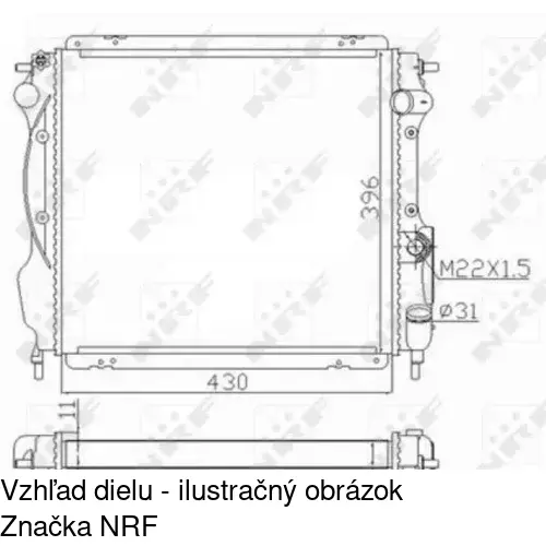 Chladiče vody POLCAR 600608A9