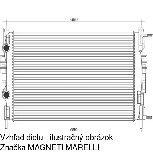 Chladiče vody POLCAR 601208-2 - obr. 2