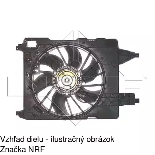 Ventilátory chladičov POLCAR 601223W3