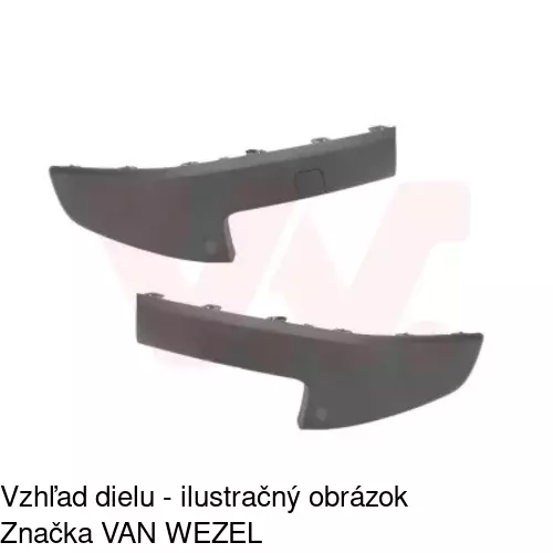 Lišta nárazníka POLCAR 601307-6 - obr. 1