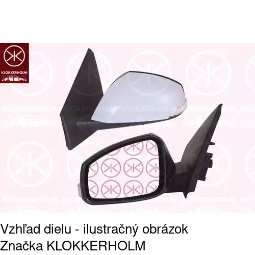 Vonkajšie zrkadlo POLCAR 6014524S - obr. 1