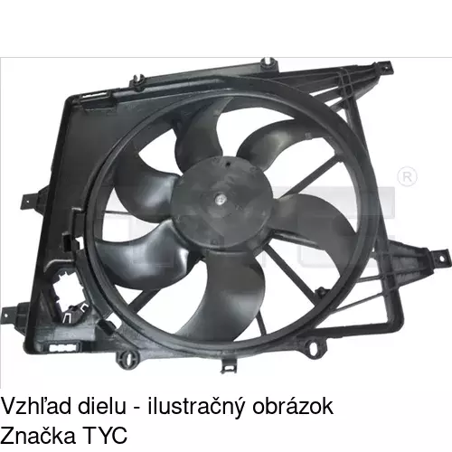 Ventilátory chladičov POLCAR 601523U1 - obr. 1