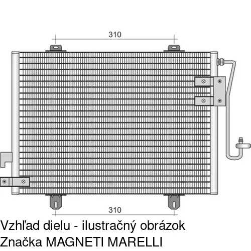 Chladiče klimatizácie POLCAR 6015K81X