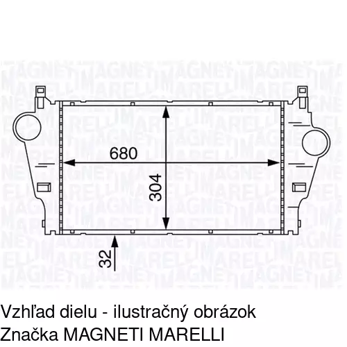 Chladiče vzduchu (Intercoolery) POLCAR 6037J8-1