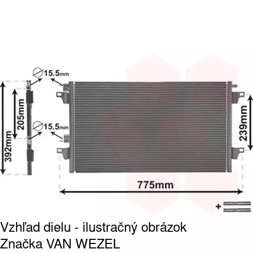 Chladiče klimatizácie POLCAR 6037K8C2S - obr. 2