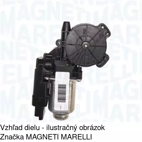 Elektrický mechanizmus okna dverí POLCAR 6037PSE4 - obr. 3