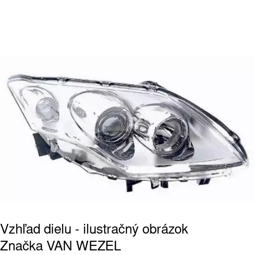 Hlavný reflektor POLCAR 6039100E - obr. 2