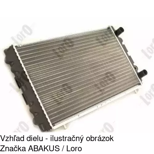 Chladiče vody POLCAR 604008A2 - obr. 1