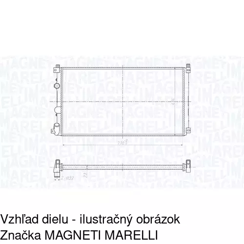 Chladiče vody POLCAR 604208A1