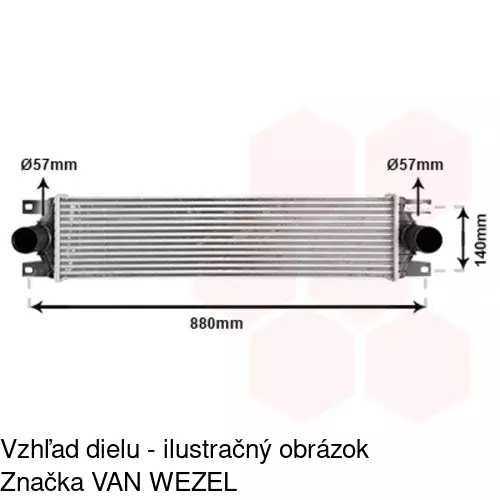 Chladiče vzduchu (Intercoolery) POLCAR 6042J8-1 - obr. 4