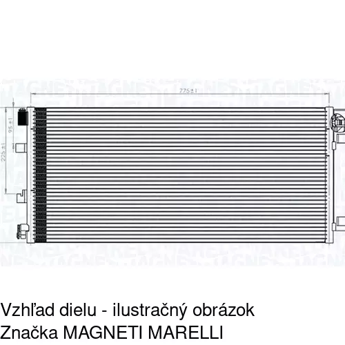 Chladiče klimatizácie POLCAR 6043K82X - obr. 1