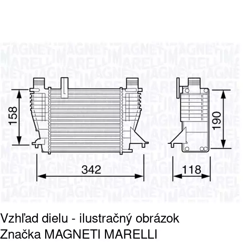 Chladiče vzduchu (Intercoolery) POLCAR 6056J82X