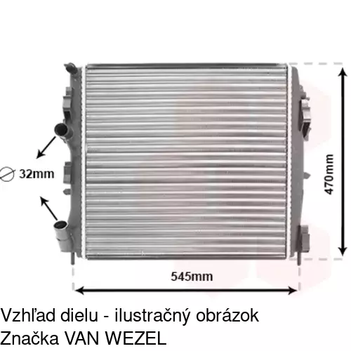 Chladiče vody POLCAR 606008B8 - obr. 4