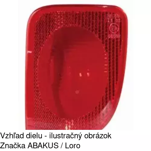 Záslepka hmlovky POLCAR 606298-E - obr. 1