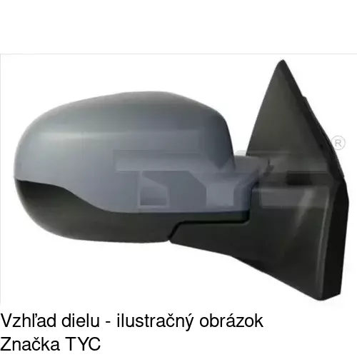 Vonkajšie zrkadlo POLCAR 6064523S