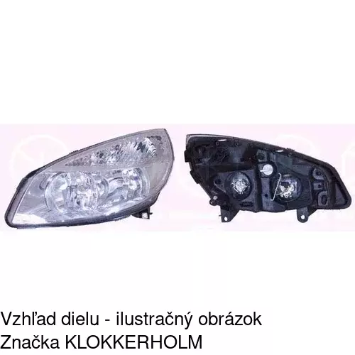 Hlavný reflektor POLCAR 6071100E - obr. 1