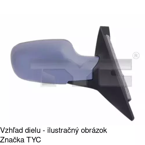 Vonkajšie zrkadlo POLCAR 6071525E - obr. 4