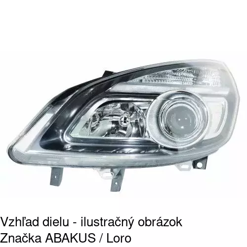 Hlavný reflektor POLCAR 6072091E