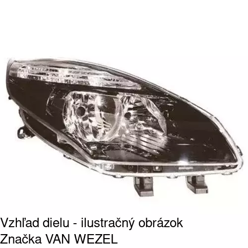 Hlavný reflektor POLCAR 607310-E - obr. 5