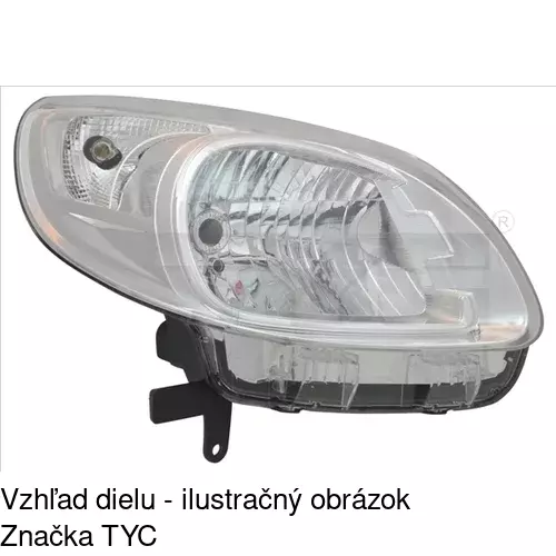 Hlavný reflektor POLCAR 60U110-E