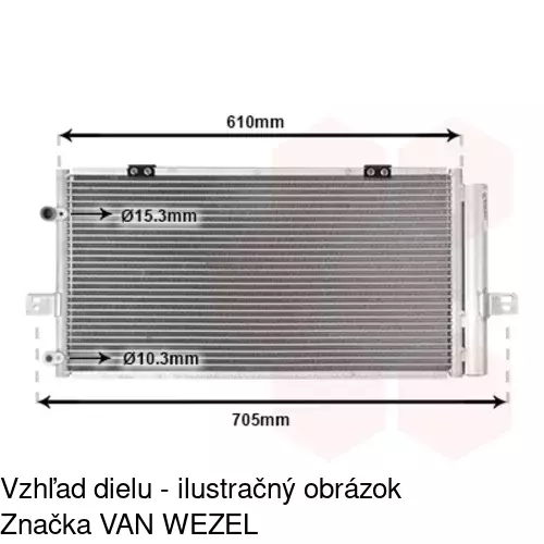 Chladiče klimatizácie POLCAR 6375K8C1 - obr. 2