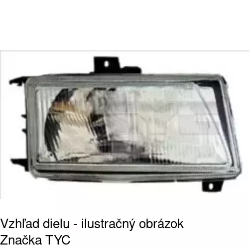 Hlavný reflektor POLCAR 671310-E