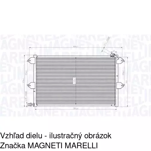 Chladiče klimatizácie POLCAR 6713K8C2 - obr. 1