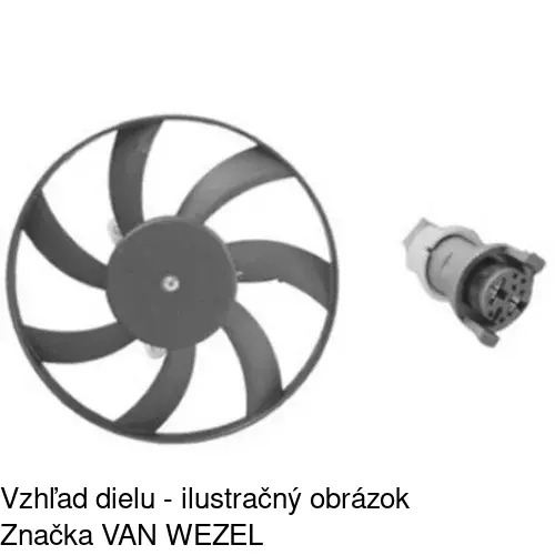 Ventilátor bez krytu / podpery POLCAR 671423U4 - obr. 5