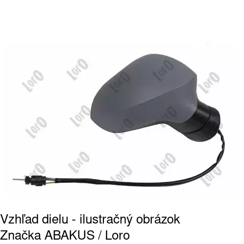 Vonkajšie zrkadlo POLCAR 6732521S - obr. 4