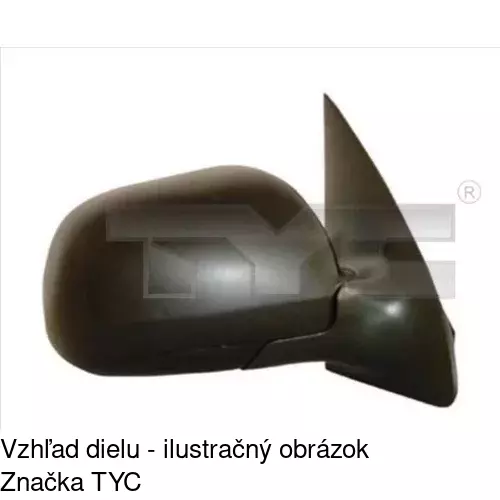 Vonkajšie zrkadlo POLCAR 6913521E - obr. 2